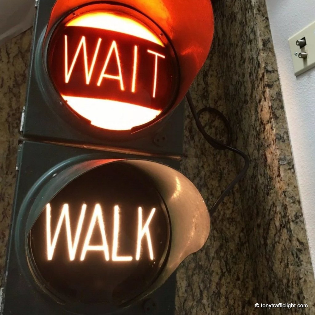 Crouse Hinds Art Deco WAIT WALK Signal