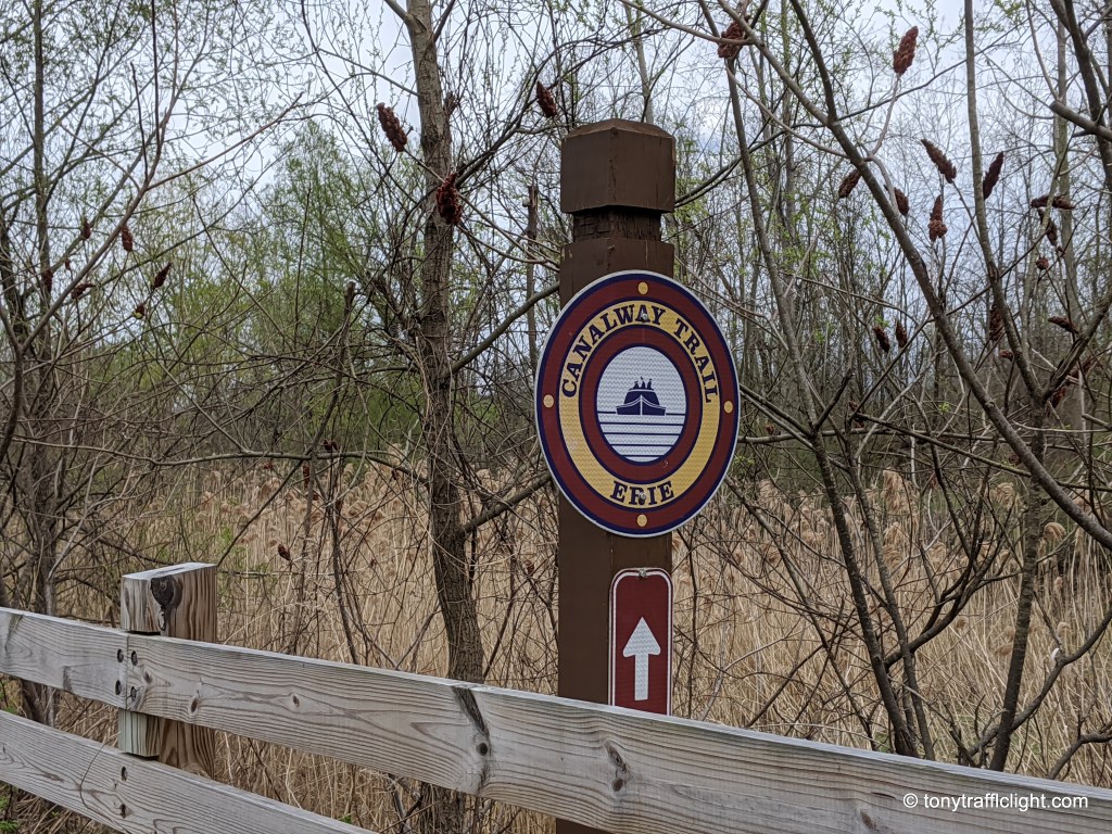 Erie Canal trail sign